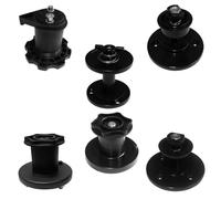 Tige de support de bobine de fil de soudure pour modèles compatibles Miller pour machines Hobart MIG Composants de moyeu de bobine pour bobines de 1 kg et 5 kg, construction en plastique ABS (type F)