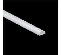 Tige de support en plastique Bâtonnets semi-circulaires en ABS, diamètre de 1 à 4 mm, bâtonnets résine fine for matériaux sableux, 20 pièces(2mm)