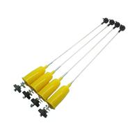 Tige de suspension universelle pour lave-linge, réglable 48-60 cm, 4 pcs | Pièces HSD pour lave-linge avec ressort, bague d’amortissement, écrou, boulon