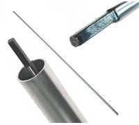 Tige de transmission avec tuyau | pour débroussailleuse | Longueur: 153 cm | Tuyau: 150 cm | Diamètre: 8 mm | Diamètre tube: 28 mm | Tige carrée | en acier