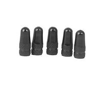 Tige de Valve de Pneu Bouchons de Valve de Roue en Alliage d'aluminium Couvre Bouchons d'air pour vélo vélo Noir 5 Pcs Durable et utile