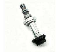 Tige de valve en aluminium 6667687 finition argentée | Compatible avec les modèles S185, S220, S530, remplacement direct OE, garantit une construction hydraulique en aluminium