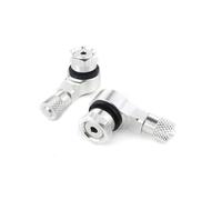 Tige De Valve Soupape De Pneu Valves De Pneu Moto sans Chambre À Air pour YZF-R6 YZF-R1 YZF-R1M YZF-R15(Argent)