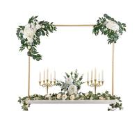Tige Décorative de Table, Arches de Table Mariages, Support pour Arche de Mariage avec Pinces pour Noël, Mariage,Pâques, Anniversaire, Décoration de Fête