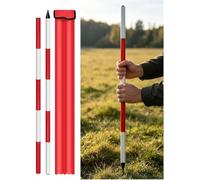 Tige d'enquête en aluminium for l'étude de la construction de mesure de profondeur(2 meters/6.6 ft)