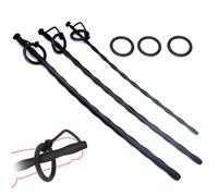 Tige d'exercice urétrale pour homme avec capuchon amovible pour accessoires d'exercice - frhlM83 (3 pièces-6+8+10mm)