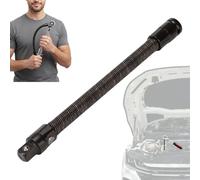 Tige d'extension à manchon flexible - Barre à cliquet pliable, outil manuel robuste à entraînement par couple | Accessoire d'alimentation en acier à douille d'entraînement pour fixation à boulon de ma