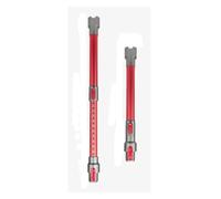 Tige D'extension, Compatible Avec Dyson ， V7 V8 V10 V11 V15 Aspirateur Sans Fil À Dégagement Rapide Remplacement De La Barre De Tube De Tube De Baguette Portable(Red Extension Rod)