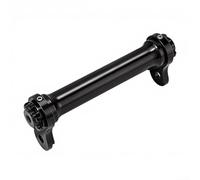 Tige d'extension de fourche arrière pour vélos pliants de 40,6 cm avec construction en alliage 6061 et géométrie conçue pour le contrôle du pliage (noir)