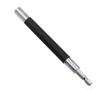 Tige d'extension de joint hexagonal, porte-embout de vis de 120 mm, placage en alliage de zinc pour une durabilité durable, dessus en caoutchouc antidérapant, compatible avec les outils hexagonaux de