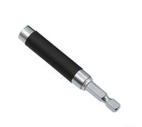 Tige d'extension de joint hexagonal pour forets de 10,2 cm, manchon de guidage avec dessus en caoutchouc antidérapant, embout de vis plaqué en alliage de zinc (80 mm)