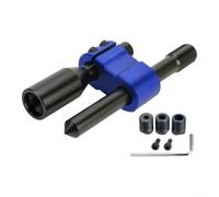 Tige d'extension de levier de vitesse en alliage d'aluminium pour véhicules à transmission manuelle avec pommeau de levier de vitesse rapide rehausseur de hauteur finition noire (bleu)