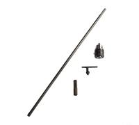 Tige d'extension de mandrin à trou profond avec tige hexagonale de 8 mm pour petits outils et espaces de hauteur limités 300 à 600 mm (500 mm)