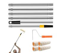 Tige d'extension de peinture - Tige télescopique pour peinture amovible, avec brosse à rouleau | Portables de peinture murale pour plafonds, meubles de cuisine, artisanat, petits