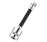 Tige d'extension de robinet de cuisine rotative à 720 ° Buse flexible réduisant les éclaboussures en acier inoxydable ABS cuivre Convient pour installation sans outil 20 cm pour nettoyer le lavage et