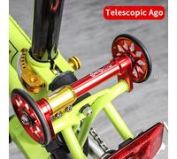 Tige D'extension De Roue Facile À Plier, Pour Porte-Bagages Arrière Télescopique, Pièces En Alliage D'aluminium, Accès D'installation