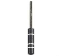 Tige d'extension de tournevis 60 mm de long avec tige hexagonale de 4 mm, porte-embout magnétique pour tournevis électrique ES120 ES121 et ensembles d'outils à main de petite ou moyenne taille, noir