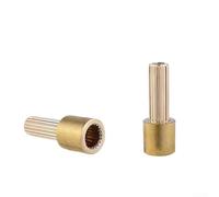 Tige d'extension de valve de robinet en cuivre à 20 dents, manchon étendu pour réparation de mitigeur de douche dissimulé, pièce de rechange finition dorée pour un contrôle précis de l'eau, 32 à 62 mm