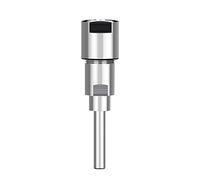 Tige d'extension d'embout de routeur 6mm 1/4 ''8mm 12mm tige de pince de gravure Machine d'extension de fraise porte-outil-6,35 mm à 8 mm