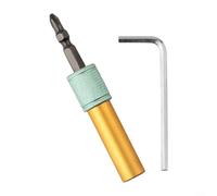 Tige d'extension d'embout de tournevis à connexion rapide avec manchon réglable et adsorption magnétique pour une manipulation sûre des vis (b)