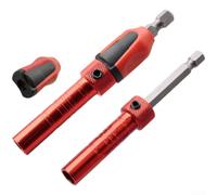 Tige d'extension électrique 3 en 1 de 80 mm avec aimant puissant, douille à profondeur réglable pour visseuse à percussion, tête de lot de connexion en alliage pour un entraînement stable des vis
