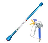 Tige d'extension - Embout de pulvérisation en aluminium haute pression | Rallonge de pulvérisation pour seringue sans air, tige de peinture en aérosol, tige de peinture universelle Airless, outils de