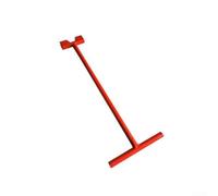 Tige d'extension en acier pour le contrôle de la valve de puits profonds avec poignée en T à double oreille et construction en tube de fer (60 cm)