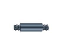 Tige d'extension en métal durable pour trépieds et support d'appareil photo avec filetage mâle et femelle de 6,35 mm