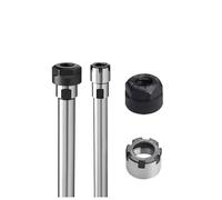Tige d'extension ER haute précision 0,008 mm, mandrin C6 C8 ER8 ER11 ER16, tige droite à traitement profond, pince de serrage, écrou ER AM(C6-ER8M-60L)
