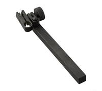 Tige d'extension pour indicateur de cadran en acier avec manchon confortable pivotant pour outil de mesure de hauteur, noir, 1 pièce