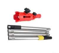 Tige d'extension pour pinceau multi-angle avec longueur réglable verrouillable, conçue pour une peinture efficace et sûre des surfaces surélevées