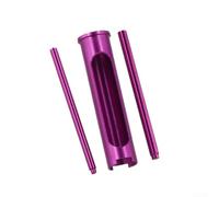 Tige d'insertion en aluminium anodisé pour moulinet de pêche ABU Garcia pour les améliorations et les rénovations de moulinet de pêche de la série Revo (ensemble de 3 pièces, violet)