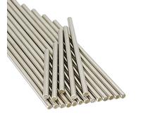 Tige en acier inoxydable 304, axes en acier inoxydable, rail linéaire, axe rond, barre en métal, diamètre 1-5 mm, longueur 50-250 mm, différentes tailles, lot de 1 ou 2 pièces (3 x 50 mm 2 pièces)