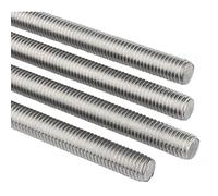Tige en acier inoxydable, tige en acier inoxydable, M3 6 8 10 12 14 1618 20 22 24 27 30 33 36 - Tige de vis à dents pleines - Tiges métalliques (304 M4 (5 pièces)