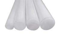 Tige En Nylon 2/4/10 pièces tige en Nylon blanc en plastique rond résistant solide 6mm-30mm longueur de traitement 500mm(8mm 10Pcs)
