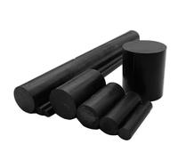 Tige En Nylon PA6 Pure Nylon Rods Wear Resistant Bar Black Solid Rod Billet Spacer Various Sizes 5mm ~ 300mm(Length 500mm,200mm 1pc)
