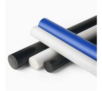 Tige en Nylon Pa66, longueur 500mm, cylindre solide résistant à l'usure, haute résistance, la température, diamètre 5mm-40mm, coupe zéro, personnalisé(Dia 5mm-10pc White)