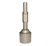 Tige en T de 65 A et pilote de tige de terre pour poteaux de clôture, compatible avec les perceuses standard 65 A, construction en alliage d'acier pour installations électriques et télécoms, 65 mm