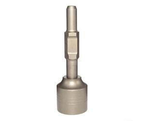 Tige en T de 65 A et pilote de tige de terre pour poteaux de clôture, compatible avec les perceuses standard 65 A, construction en alliage d'acier pour installations électriques et télécoms, 65 mm