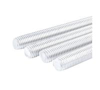 Tige entièrement filetée, 1/2/5 pièces 6061 barre filetée complète en aluminium M5 M6 M8 M10 M12 M14 M16 longueur 40mm - 200mm (2 pièces)(M8x70)