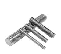 Tige entièrement filetée, 1 pièces 304 barre de filetage complet en acier inoxydable vis bande de dent filetée, M3 M8 M10 M12 M16 longueur 40~500mm(M8 40mm)