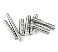 Tige entièrement filetée Goujon sans tête en acier inoxydable 304, tige entièrement filetée, boulon robuste, argent, tailles multiples(M4*160mm (20 Pieces))