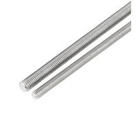 Tige entièrement filetée, tige en acier inoxydable 304, barre M6, pas de 1 mm, longueur 250-500 for l'assemblage machines, l'industrie(M6*330mm)
