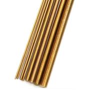 Tige entièrement filetée Tige filetée complète en laiton M2 M2.5 M3 M4 M5 M6 M8 250mm(M6 2pcs)