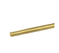 Tige entièrement filetée, Tige filetée en laiton M2 M2.5 M3 M4 M5 M6 M8 M10 M12 * 250MM, boulon métrique en laiton, filetage complet, goujon de barre d'arbre, 1 pièces(250mm M12)