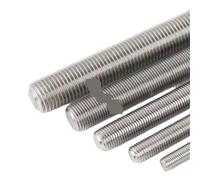 Tige entièrement filetée Tiges filetées métriques Vis de barre d'arbre Goujon boulon en acier inoxydable 304(M3x140 (5pcs))