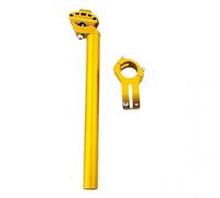 Tige et tige de vélo de montagne en aluminium haute résistance, choisissez entre 27, 2 mm et 31, 6 mm, 300 mm/350 mm pour un ajustement personnalisé (noir 27,2 x 300 mm)