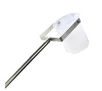 Tige extra longue pour prélèvement d'échantillons Louche d'échantillonnage d'eau pendulaire avec gobelet en plastique, kit de collecte d'échantillons d'eau ultra léger(500ml,1.17 4m/3.8 13.1ft)
