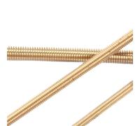 Tige Filetée 2 pièces M2 .5 M3 M4 M5 M6 * 100/150/200/250 tige filetée en laiton filetage complet goujon de barre boulon(250mm,M6 2pc)