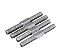 Tige filetée à double extrémité, 304 Stainless Steel Double End Left Right Threaded Rod M4-M16 30-150mm 5 Pcs(M6x30mm,5pcs)